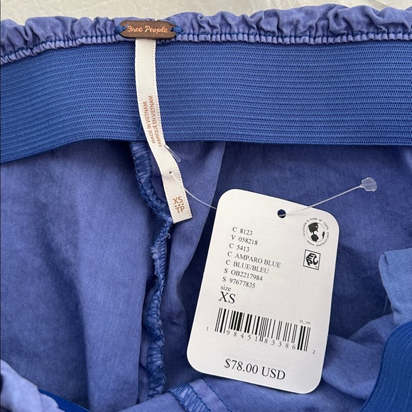 Free People Lyla Cuff Pants in Amparo Blue - Picture 7 of 9